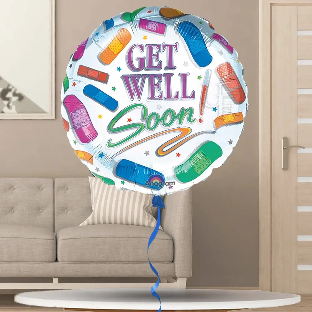 Send  Get Well Soon Foil Balloon
