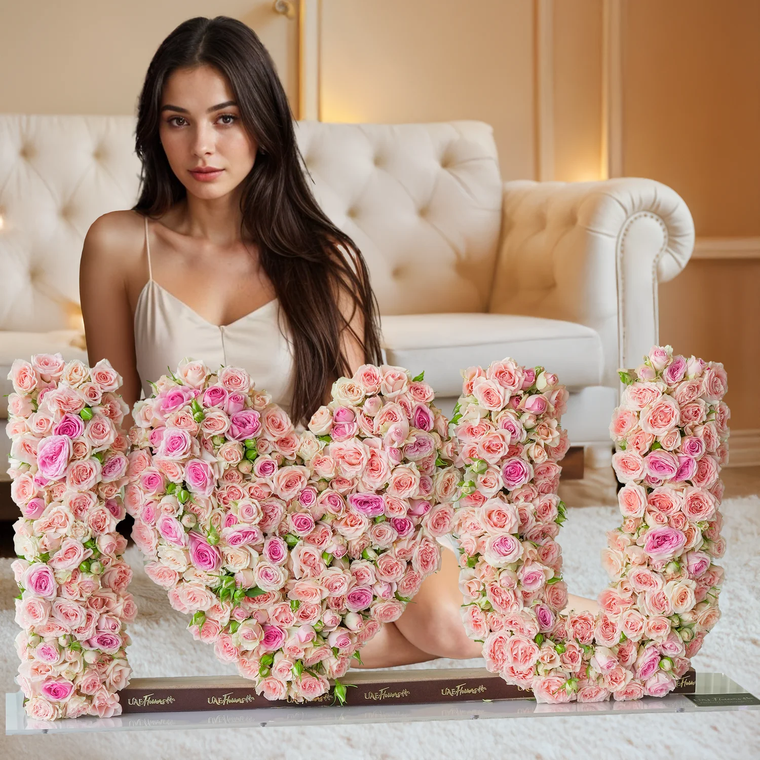 350 to 400 pink spray rose